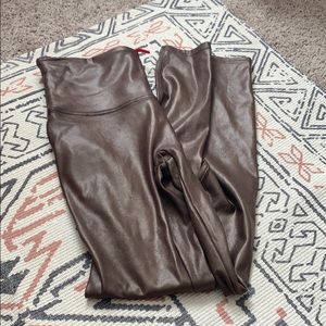 Spanx Faux Leather Leggings